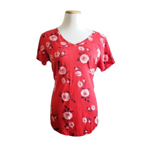 Sonoma Tops - SONOMA Red Floral Top Large